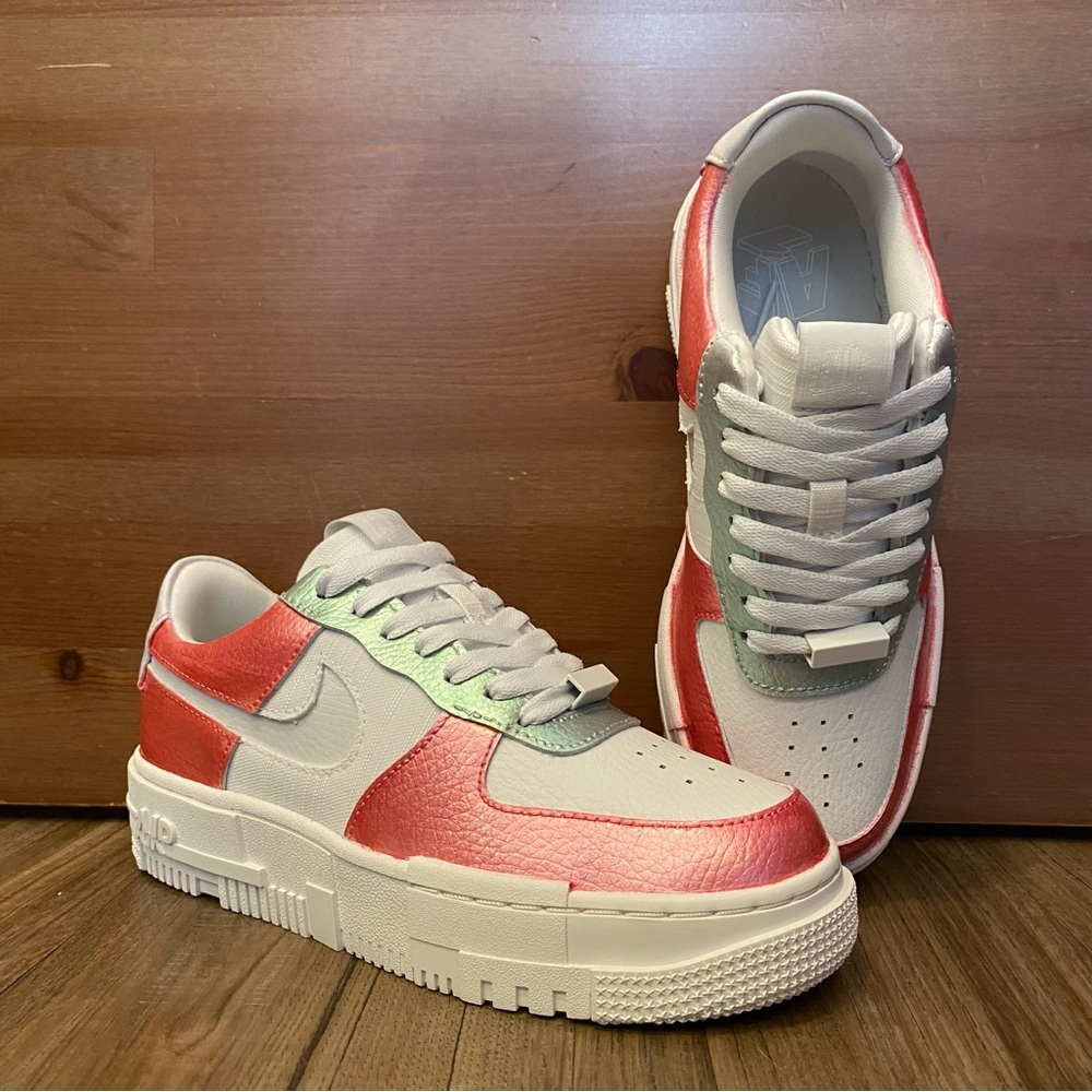 💖NEW💖 CUSTOM NIKE AIR FORCE 1 LOW PIXEL - Picture 14 of 14